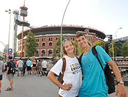 Photos de la colonie &agrave; Barcelone